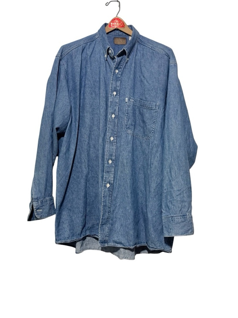 Mercedes Benz Casual Denim Button-Down Shirt